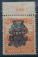 * 1920 Búzakalász 45f Fordított Felülnyomással (25.000) / Mi 302 With Inverted Overprint - Andere & Zonder Classificatie