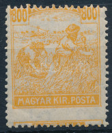 ** 1924 Arató 800K Elfogazva (ráncok) / Mi 395 Shifted Perforation (creases) - Andere & Zonder Classificatie