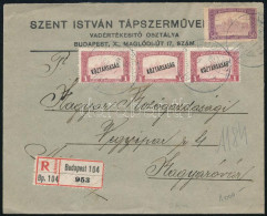 1920 Ajánlott Levél 3,50K Bérmentesítéssel / Registered Cover - Autres & Non Classés