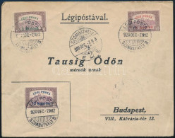 1920 Légiposta Sor Légi Levélen / Mi 319-321 On Airmail Cover - Other & Unclassified