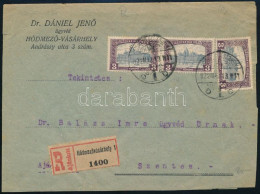 1922 Ajánlott Levél 9K Bérmentesítéssel / Registered Cover With 9K Franking - Otros & Sin Clasificación