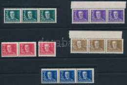 ** 1930 Kormányzói 10 éves évforduló 3 Db Sor / 3 X Mi 458-462 - Other & Unclassified