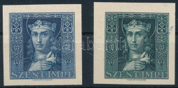 (*) 1931 2 Db Szent Imre Próbanyomat / Proofs - Altri & Non Classificati