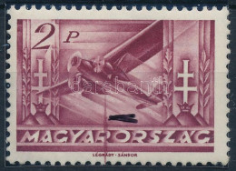 ** 1936 Repülő III. 2P Rákelcsíkkal / Mi 536 With Paint Stripe - Other & Unclassified