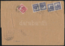 1927 Ajánlott Levél 84f Bérmentesítéssel / Registered Cover - Autres & Non Classés