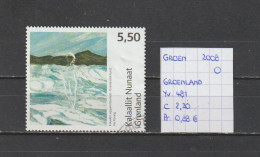 (TJ) Groenland 2008 - YT 481 (gest./obl./used) - Usados