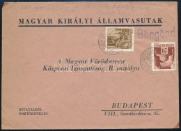 1943 Levél Vasúti Jegyzékelőmenet Bélyegzéssel / Cover With Railway Postmark "Börgönd" - Other & Unclassified