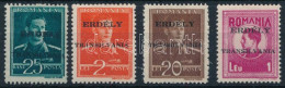 (*), * Marosvásárhely 1944 4 Db Bélyeg / 4 Stamps. Signed: Bodor - Sonstige & Ohne Zuordnung