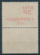 ** 1945 Béke 3+9P/20f Pár Egyik Bélyegen Gépszínátnyomattal / Mi 774 Pair With Machine Offset On 1 Stamp - Sonstige & Ohne Zuordnung