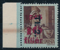 ** 1946 Betűs Tl.2./10f/4f Festékcsíkkal / Mi 866 Paint Stripe - Autres & Non Classés