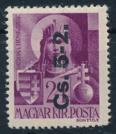 ** 1946 Betűs Cs.5-2./24f Fordított Felülnyomással / Mi 868 Inverted Overprint - Other & Unclassified