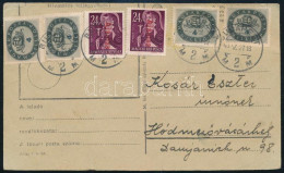 1946 (16. Díjszabás) Levelezőlap 6 Db Bélyeggel / Postcard With 6 Stamps - Sonstige & Ohne Zuordnung