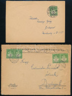 1946 6 Db Küldemény Adópengő Bélyegekkel, Luxus Minőségben / 6 Covers, Postcards - Andere & Zonder Classificatie