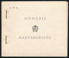 ** 1949 UPU Bélyegfüzet (35.000) / Mi 1056-1058 Stamp Booklet - Autres & Non Classés