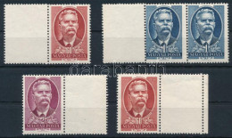 ** 1951 4 Db Gorkij Bélyeg üres Mezőkkel / 4 Stamps With Blank Fields - Otros & Sin Clasificación