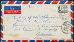 1958 Légi Levél Tartalommal Pekingbe / Airmail Cover With Content To Beijing - Otros & Sin Clasificación