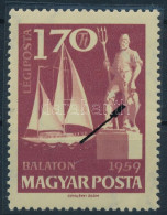 ** 1959 Balaton 1,70Ft Az Ismert Lemezhibával / Mi 1617 With Plate Variety - Sonstige & Ohne Zuordnung