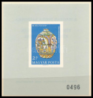 ** 1968 Bélyegnap Ajándék Blokk A MABÉOSZ VIII. Küldöttgyűlés Eredeti, Ajándék Tokjában (60.000+) / Mi 66 Block, Present - Altri & Non Classificati