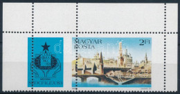 ** 1983 Szocfilex Szelvényes ívsarki Bélyeg Nagyon Látványosan Elfogazva / Mi 3644 With Shifted Perforation - Autres & Non Classés