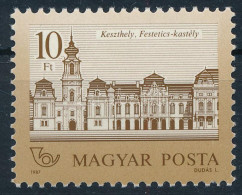 ** 1987 Kastélyok 10Ft Fényes-matt, 11 1/2 : 12 1/4 Fogazás - Other & Unclassified