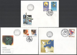 1991-1995 Europa CEPT 3 Különféle Kiadás 10-10-10 Db FDC, összesen 30 Db FDC (30.000) - Andere & Zonder Classificatie