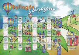 ** 2007 Ballagás Bélyegem Hőlégballon Promóciós Teljes ív (Névérték: 4.200Ft) / Mi 5161-5180 Complete Sheet - Sonstige & Ohne Zuordnung