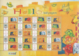 ** 2008 Helló Bélyegem Promóciós Teljes ív (Névérték: 4.200Ft) / Mi 5314-5318 Complete Sheet - Sonstige & Ohne Zuordnung