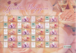 ** 2011 Szerelem Bélyegem Promóciós Teljes ív (Névérték: 4.200Ft) / Mi 5515-5516 Complete Sheet - Sonstige & Ohne Zuordnung