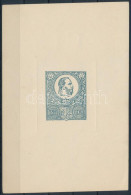 ** 1921 50 éves A Kőnyomatos Bélyeg Kék Emlékív / Souvenir Sheet - Other & Unclassified