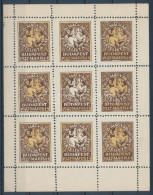 ** 1927/2aa IV. Magyar Filatelista Nap Emlék Kisív (9.000) / Souvenir Sheet - Other & Unclassified