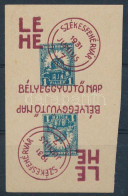 ** 1931/1aa LEHE Emlékív / Souvenir Sheet (gumihiba / Gum Disturbance) - Other & Unclassified