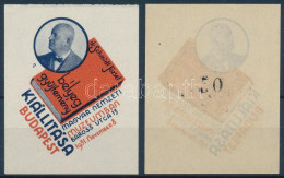 ** 1931/3a+3b Schmidt Bélyeggyűjtemény Emlékív Blokk (12.000) / Souvenir Sheet Block - Other & Unclassified