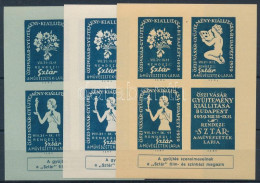 ** 1939/ 5ab + Bb + Cb Őszi Vásár Gyűjtemény Kiállítása Emlékív / Souvenir Sheet - Other & Unclassified