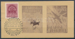 O 1941/8 Balatoni Sporthét Emlékív Alkalmi Bélyegzéssel / Souvenir Sheet - Other & Unclassified