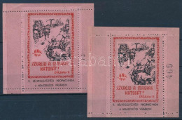 ** 1941/9bba I.+II. Magyar Honvéd Emlékív Pár (16.000) / Souvenir Sheet Pair - Autres & Non Classés