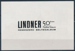 ** 1996/ A11b Millecentenárium Lindner Emlékív (15.000) / Souvenir Sheet - Other & Unclassified