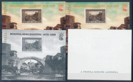 ** 1998/18 Bosznia-Hercegovina 4 Db-os Emlékív Garnitúra, Azonos Sorszámmal (30.000) / Souvenir Sheet Collection Of 4 - Altri & Non Classificati