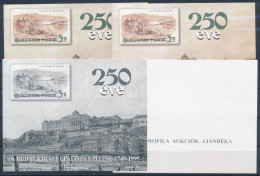 ** 1999/32 Budai Királyi Palota 4 Db-os Emlékív Garnitúra, Azonos Sorszámmal (20.000) / Souvenir Sheet Collection Of 4 - Otros & Sin Clasificación