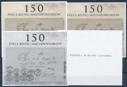 ** 2000/8 150 éves A Bélyeg Magyarországon 4 Db-os Emlékív Garnitúra Azonos Sorszámmal (20.000) / Souvenir Sheet Collect - Andere & Zonder Classificatie