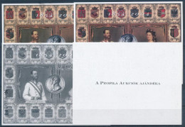 ** 2004/19 Ferenc József - Erzsébet Esküvőjének 150. évfordulója 4 Db-os Emlékív Garnitúra Azonos Sorszámmal (22.000) /  - Otros & Sin Clasificación