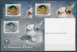 ** 2007/2 In Memoriam Mancs 4 Db-os Emlékív Garnitúra, Azonos Sorszámmal (28.000) / Souvenir Sheet Collection With 4 Var - Andere & Zonder Classificatie