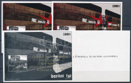 ** 2009/84 A Berlini Fal Lebontásának 20. évfordulója 4 Db-os Emlékív Garnitúra (25.000) / Souvenir Sheet Collection Of  - Autres & Non Classés