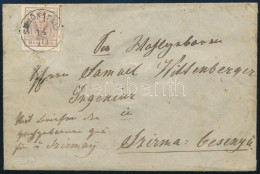 ~1855 6kr Levélen / On Cover "SCHÖNSTEIN" - Other & Unclassified