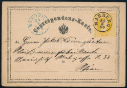 1870 2kr Díjjegyes Levelezőlap / PS-card "MARBURG" - Other & Unclassified