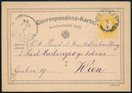 1876 2kr Díjjegyes Levelezőlap / PS-card "KRUMAU" - Andere & Zonder Classificatie