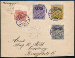 1918 Légi Levél Lembergbe / Airmail Cover To Lemberg - Other & Unclassified