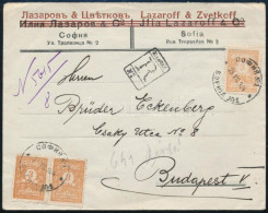 1924 Ajánlott Levél Budapestre / Registered Cover To Hungary - Autres & Non Classés