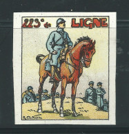 Rare : Vignette DELANDRE - France 222 éme Régt D'infanterie De Ligne - 1914 -18 WWI WW1 Poster Stamp - Erinnophilie