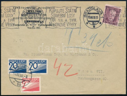 1930 Levél Ausztriába, Portózva / Cover To Austria, With Postage Due - Andere & Zonder Classificatie