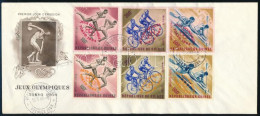 1964 Olimpia Sorok Mi 239-241 A+b FDC - Sonstige & Ohne Zuordnung